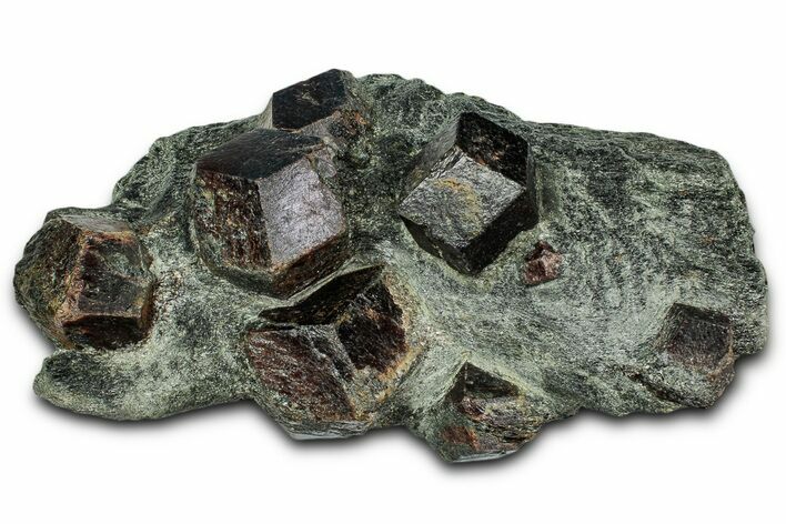 Red Almandine Garnets in Schist - Tyrol, Austria #352088